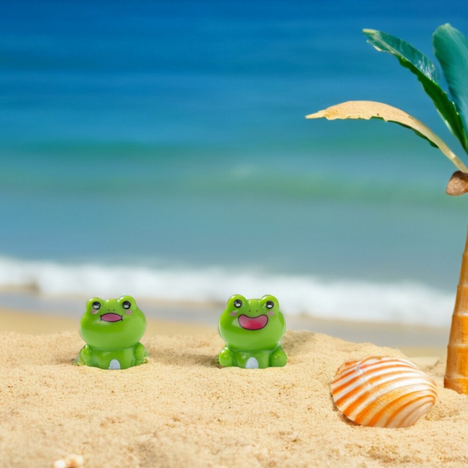 24 Pcs Froschstatue Aus Kunstharz Froschstatuen Für Garten FroschHarz