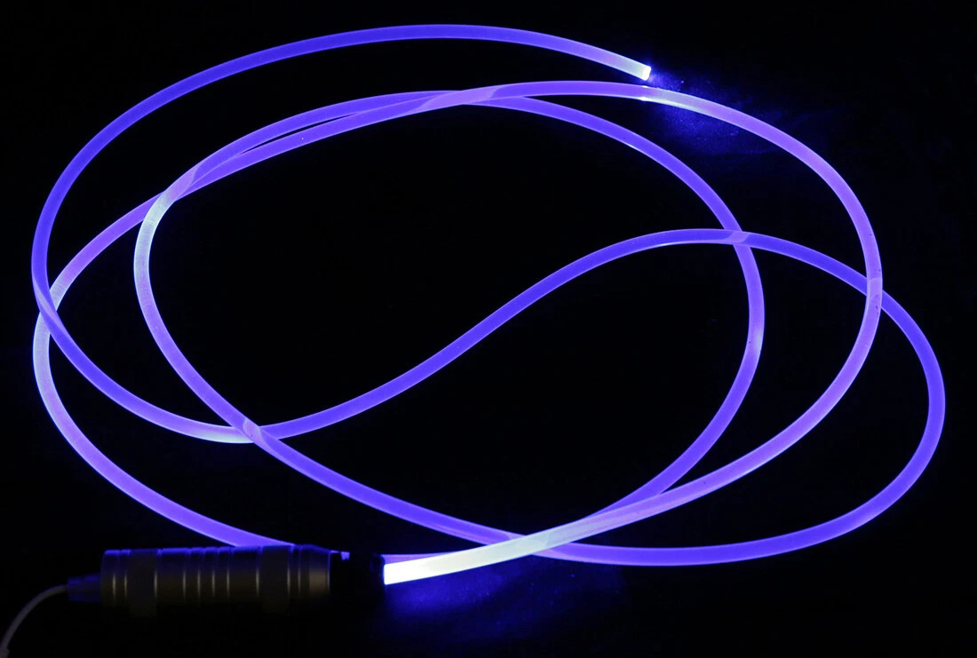 0.029In 0.75MM Clear SideGlow Emitting Light Fiber Optical lighting decorations