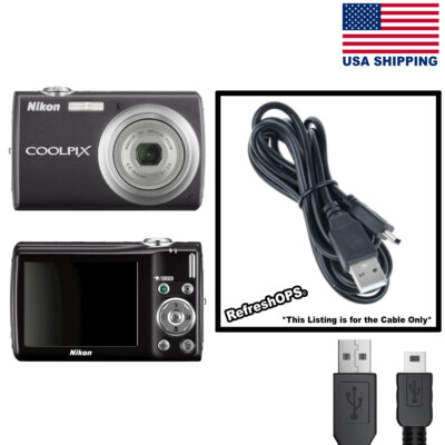 Nikon Coolpix S220 Digital Camera USB Power Cable Transfer Cord Replacement
