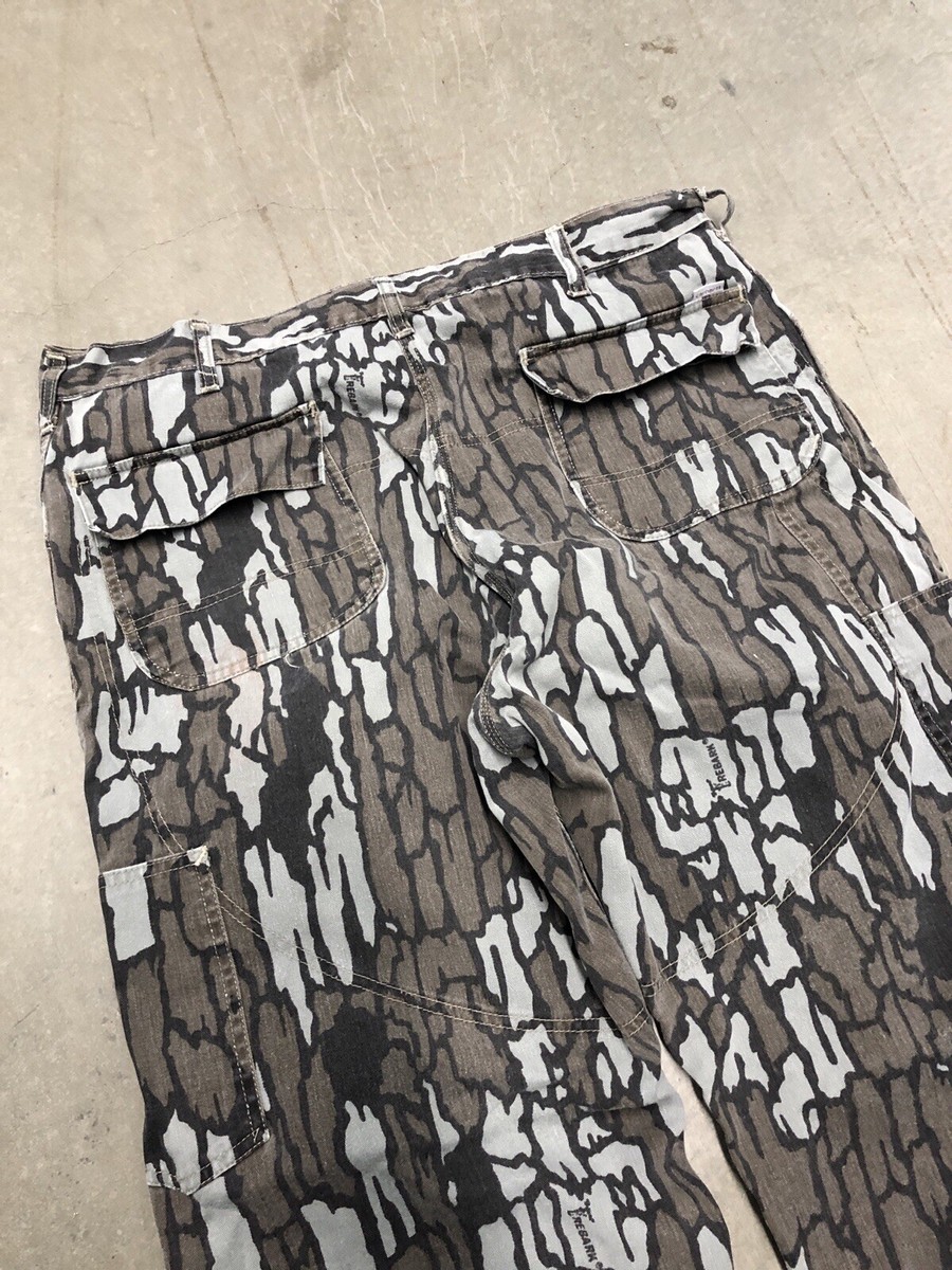 Vintage 1980's Carhartt TreBark Camouflage Hunting Pants Men's