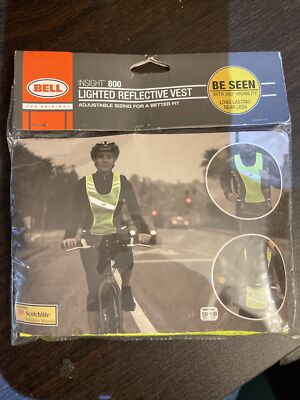Bell Insight 800 Lighted Safety 3M Reflective Vest LED light Neon Yellow