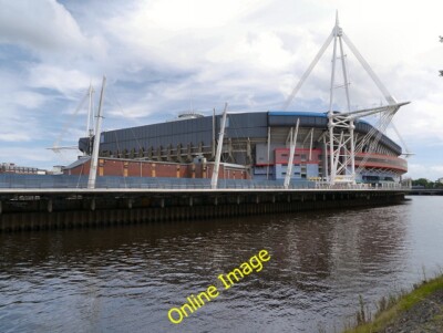 Photo 6x4 River Taff, Cardiff Arms Park and the Millennium Stadium, Cardi c2012