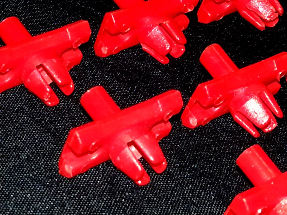 Volkswagen NOS Body Door Fender Molding Moulding Rivet Trim Clip Clips 10pcs H - Image 2 of 4