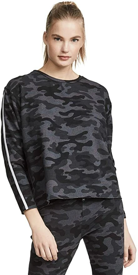 Cut off top sweatshirt womens