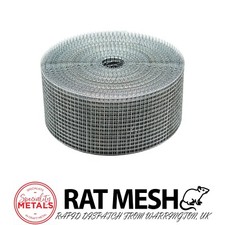 30 Metre x 100mm RatMesh Rodent Proof Galvanised Metal Mesh Rat & Mice Deterrent