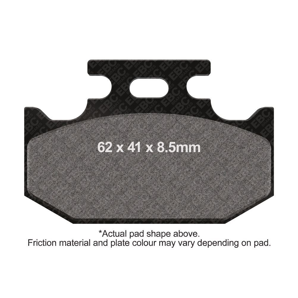 EBC Motorcycle TT Brake Pads Rear Left Yamaha YZ 250 2T 1990 - 1991