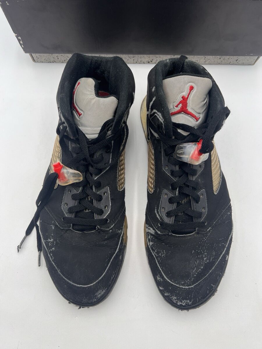 ORIGINAL 1990 Nike Air Jordan 5 METALLIC size 12 RARE WITH ORIGINAL 1990 Nike Air Jordan 5 METALLIC size 12 RARE WITH