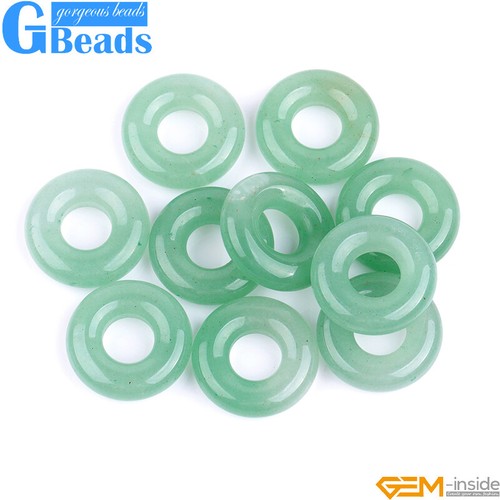 Donuts Chakra Semi Precious Scraping Beads Jewelry Making Beads 15" 3pcs 20mm - Picture 10 of 88