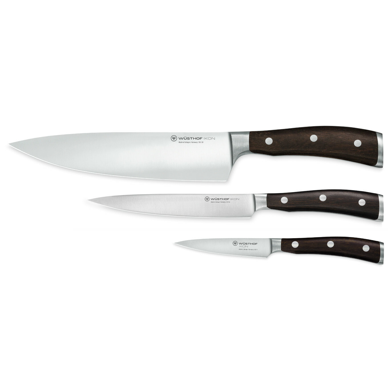 Wusthof Ikon Blackwood High Carbon Stainless Steel Knife Sets, Authorized Dealer eBay