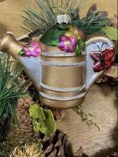Image of Sass And Belle Glass Watering Can Bauble