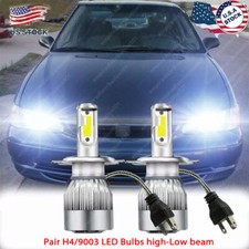 For Toyota Corolla 1998-2000 2X H4 9003 Front LED Headlight Bulbs High Low Beam