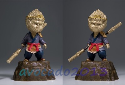 TONGSHIFU Hero Wukong Brass Collectible Decorative Action Figure 19.5CM