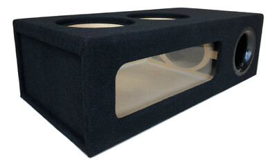 Ported Sub Box Enclosure for 2 10'' Skar Audio DDX-10 Subs ~ Plexiglass Window ~