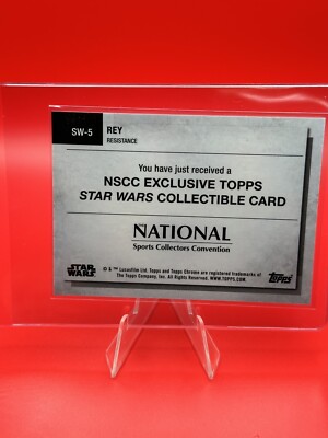 2024 Topps Chrome National NSCC Star Wars Rey #SW-5 | eBay
