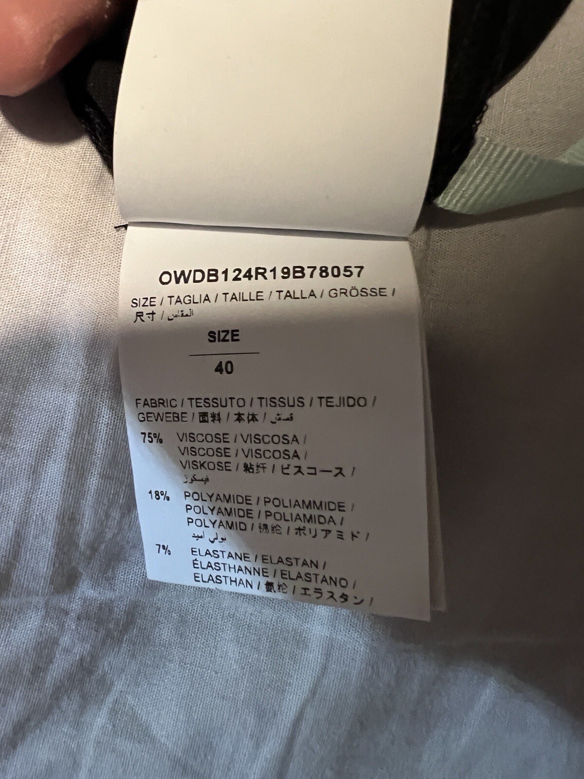 Off White Pascal Over Hoodie Size 40 - image 6