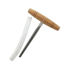 Violin Viola Peg Hole Reamer for w/ Taper Wood Handle for 3/4 4/4 Violin Pegs Re