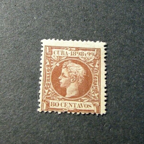 Caribbean Island  Stamp Scott# 173 King Alfonso XIII 1898  MH L296