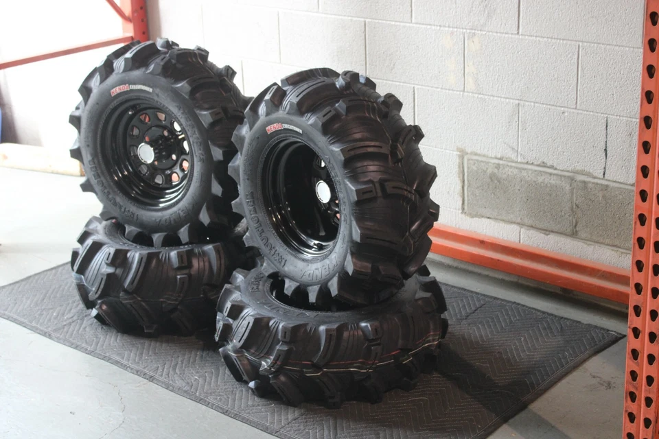 YAMAHA BIG BEAR 400 SRA 26" EXECUTIONER ATV TIRE- ITP BLACK ATV WHEEL KIT SRAD - Image 2 of 4