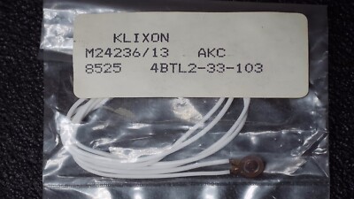Klixon M24236/13 AKC 4BTL2-33-103 Snap Disc Thermostat - New