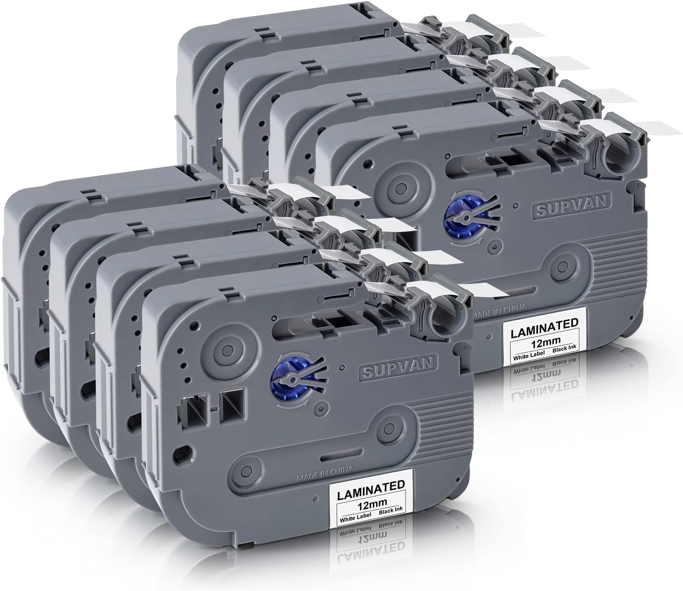 LP5120M Label Maker Tape - 8 Packs Continuous 0.47 Inch Print Paper-image