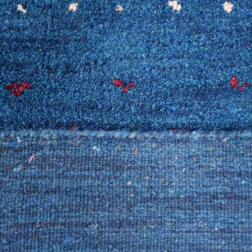 Eco-Friendly Hand Knotted Loom Silk Mix Area Rug Contemporary Blue BBLSM585 - Picture 18 of 108