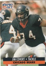 FREE SHIPPING-MINT-1991 Pro Set Jimbo Covert #102-PLUS BEARS BONUS CARDS