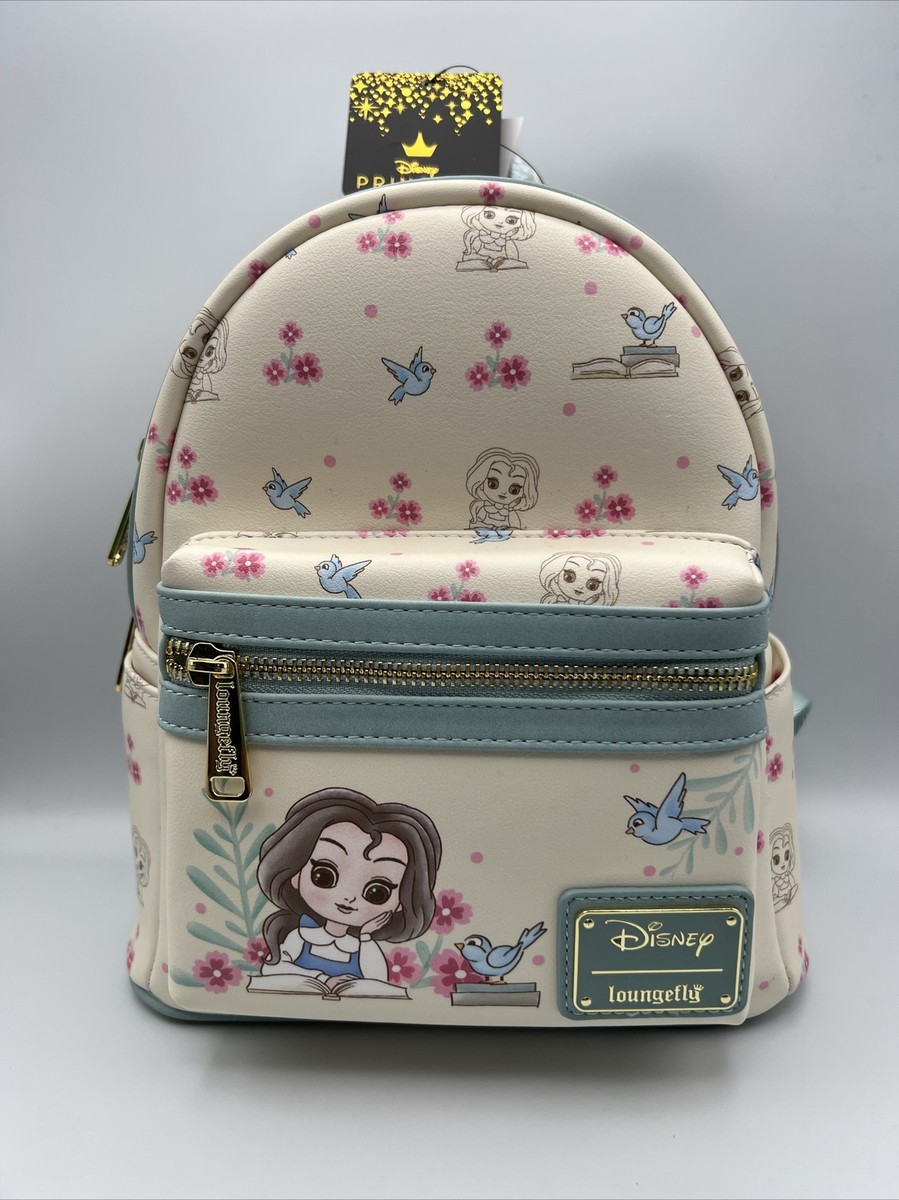 New* Disney Loungefly Hard Tag Backpack Beauty And The Beast  display picture 3