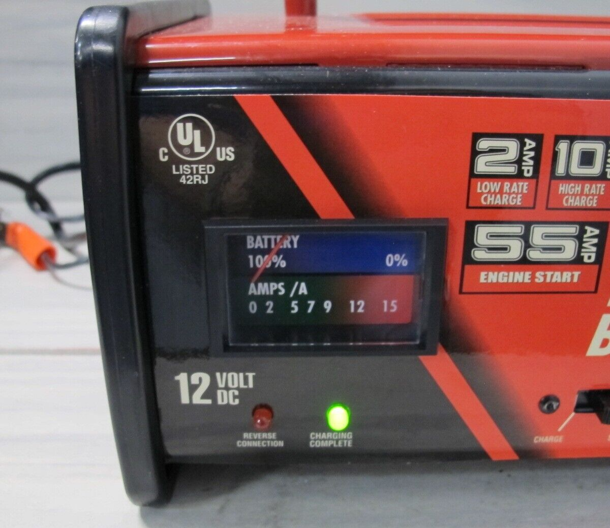Husky Battery Charger 12V 10/2 Amp Charge 55 Amp Eng. Start HSK074HD Powers On eBay