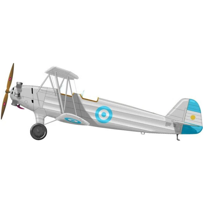 FOCKE WULF J44 Biplane Rc Motor 25-46 FULL BALSA LASER CUT KIT - Image 3 of 4