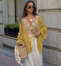 ZARA 2026 ZW COLLECTION COMBINED LACE BLOUSE All Sizes Ref 9038/832/510
