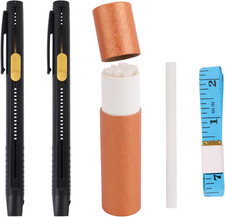 2Pcs Heat Erasable Fabric Marker for Cotton Knitted Fabrics, Heat Erasable Fab