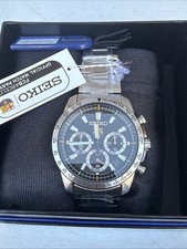 Seiko Men's Black Watch - SSB073P1 for sale online | eBay