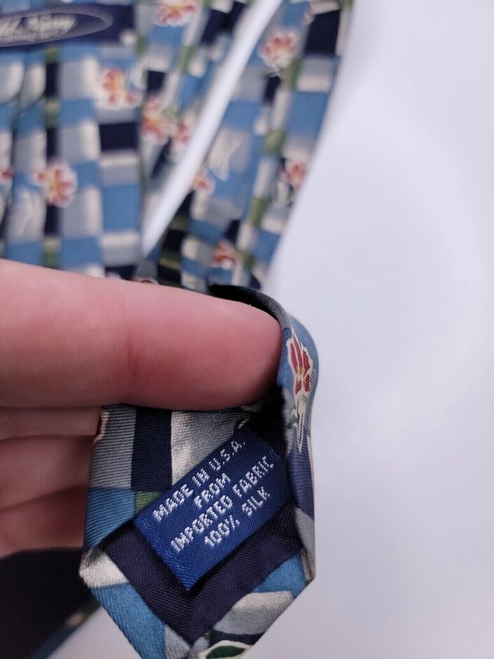 Corbata formal antigua azul marino para hombre 56"Lx3,5"W corbata de cuello azul Foto 4 de 4