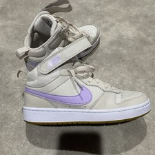 Nike Court Borough Mid 2 GS Light Orewood Brown/Lilac Kid's Sneakers-Sz 6Y