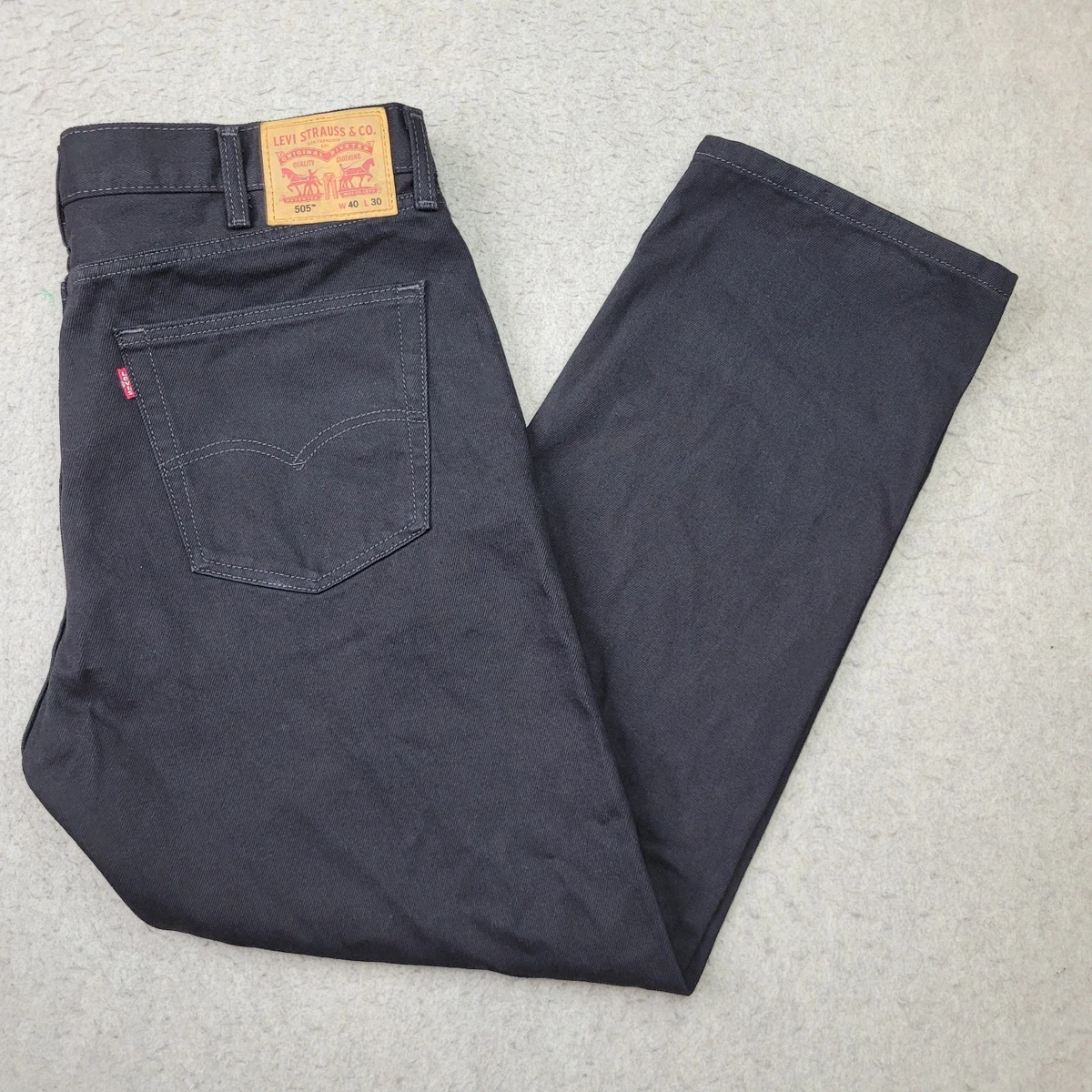 Las mejores ofertas en Negro Vaqueros Levi's 505 para hombres | eBay