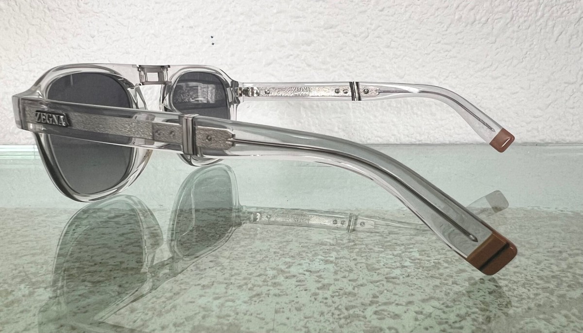 ZEGNA EZ0215/S LUCE Sunglasses Folding Sun Glasses 20D Grey