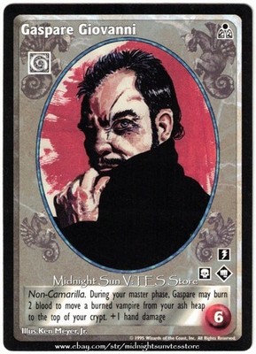 Gaspare Giovanni Giovanni Dark Sovereigns V:TES VTES Vampire CCG