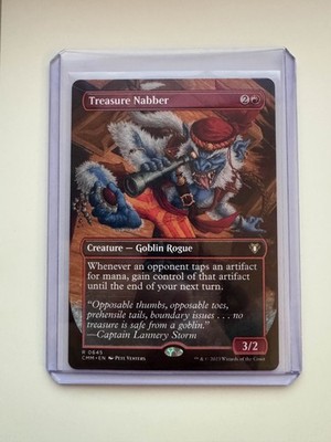 Treasure Nabber NON-FOIL Borderless Commander Masters #0645 NM - MTG ENG