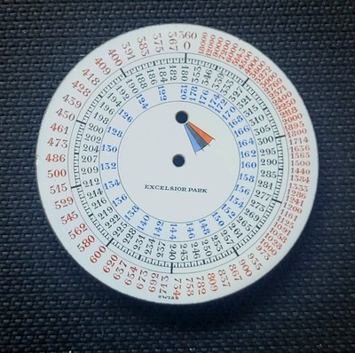 large Excelsior Park watch dial