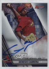2019 Bowman's Best Genesis Cabrera #B19-GC Auto 1h6j