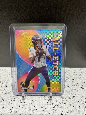 CJ Stroud 2024 Topps Chrome Football All-Etch X-Fractor Houston Texans