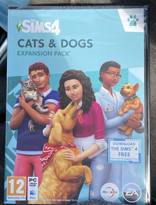 Sims 4 Spiel & Sims 4 Katzen & Hunde Erweiterungspack - PC/Mac - Neu Sealed