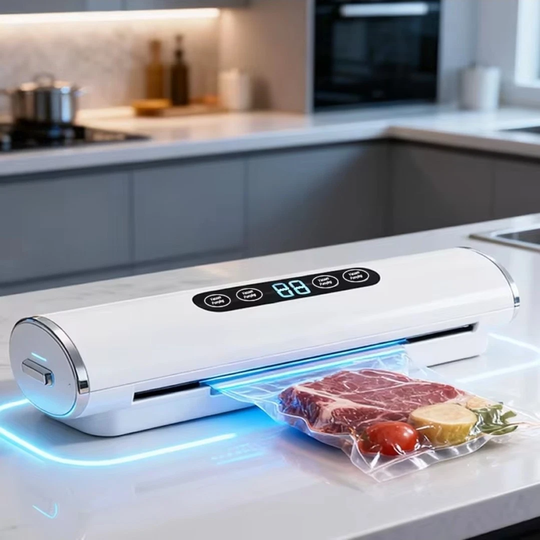 Professional Vacuum Sealing Machine - Kitchen, 4 Modes, Touch Screen,