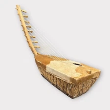 African Adungu, also known as an Arched Harp or Bow Harp 8-String Tuned