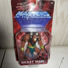 MASTERS OF THE UNIVERSE 200x BEAST MAN Action Figure Mattel MOTU He-Man NIB
