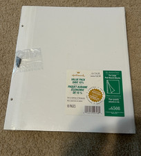 NEW Hallmark AR6508 Scrapbook 16 Page Pack For Large 3 Ring  Post Bound Albums