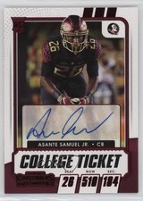 2021 Contenders Draft Picks College Game Ticket Red Asante Samuel Jr Auto v1i
