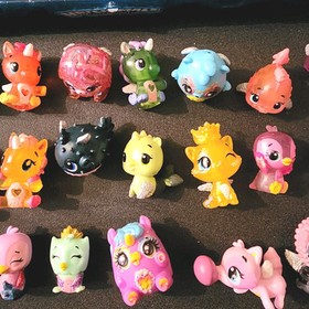 Hatchimal Lot 38 Colleggtibles Mini Figurines With Container