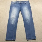 Torrid Womens sz 16 Jeans Blue Denim Medium Wash Straight Mid Rise Stretch