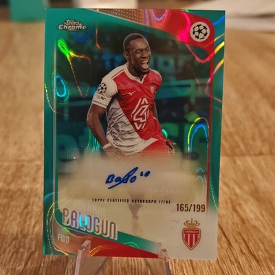 Topps Chrome UEFA Club Competitions 2025/26 Balogun Monaco Auto /199